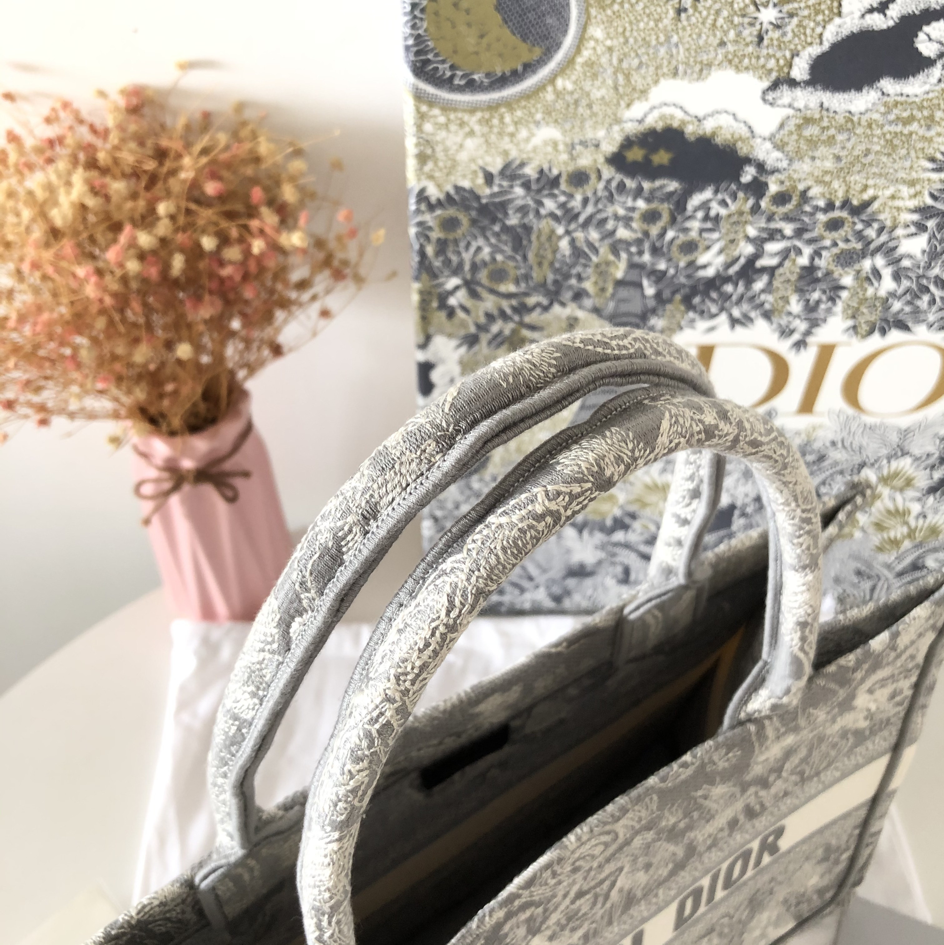 디올 토트백 북토트백